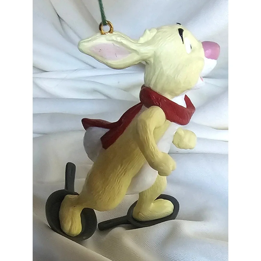 Disney Hallmark Rabbit Winnie the Pooh Frying Pan Skates Christmas Ornament